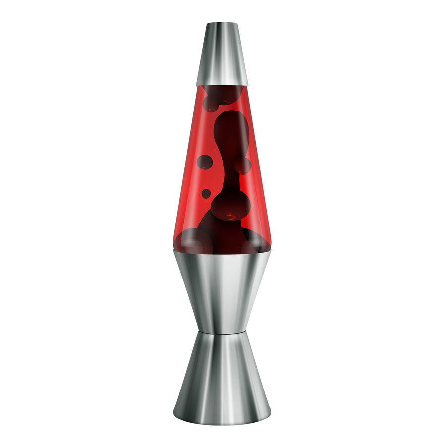 14.5" LAVA LAMP CHROME PLATED CRIMSON Studio 6-0030