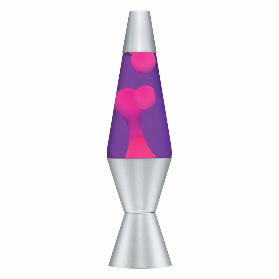 14.5" LAVA LAMP - PINK/PURPLE/SILVER Blend 6-0024