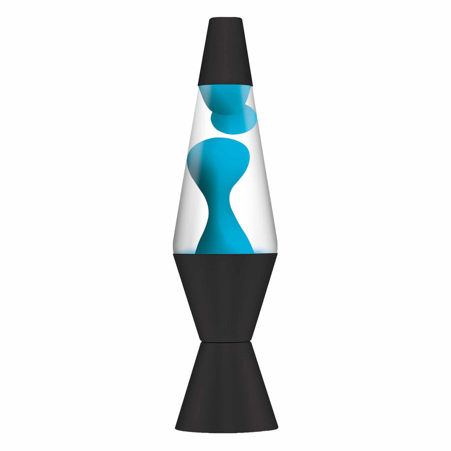 14.5" LAVA LAMP NEON - BLUE/CLEAR/BLACK Series 6-0027