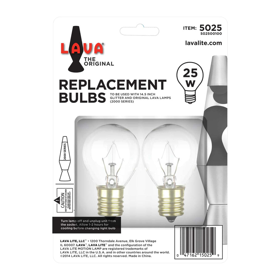25W LAVA LAMP LIGHT BULB W/TRAY Daily 6-0012