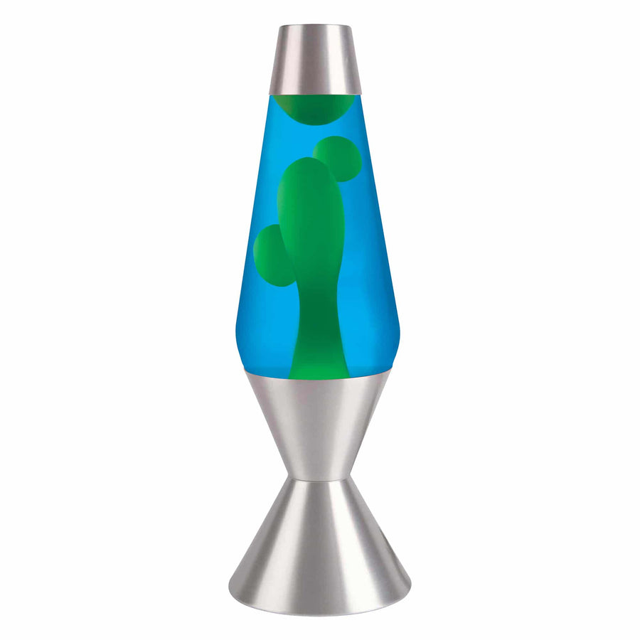 16.3" LAVA LAMP - YELLOW/BLUE/SILVER Blend 6-0014