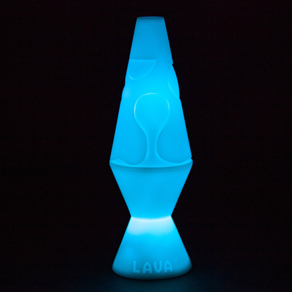 Led LAVA� Lamp - On Blue