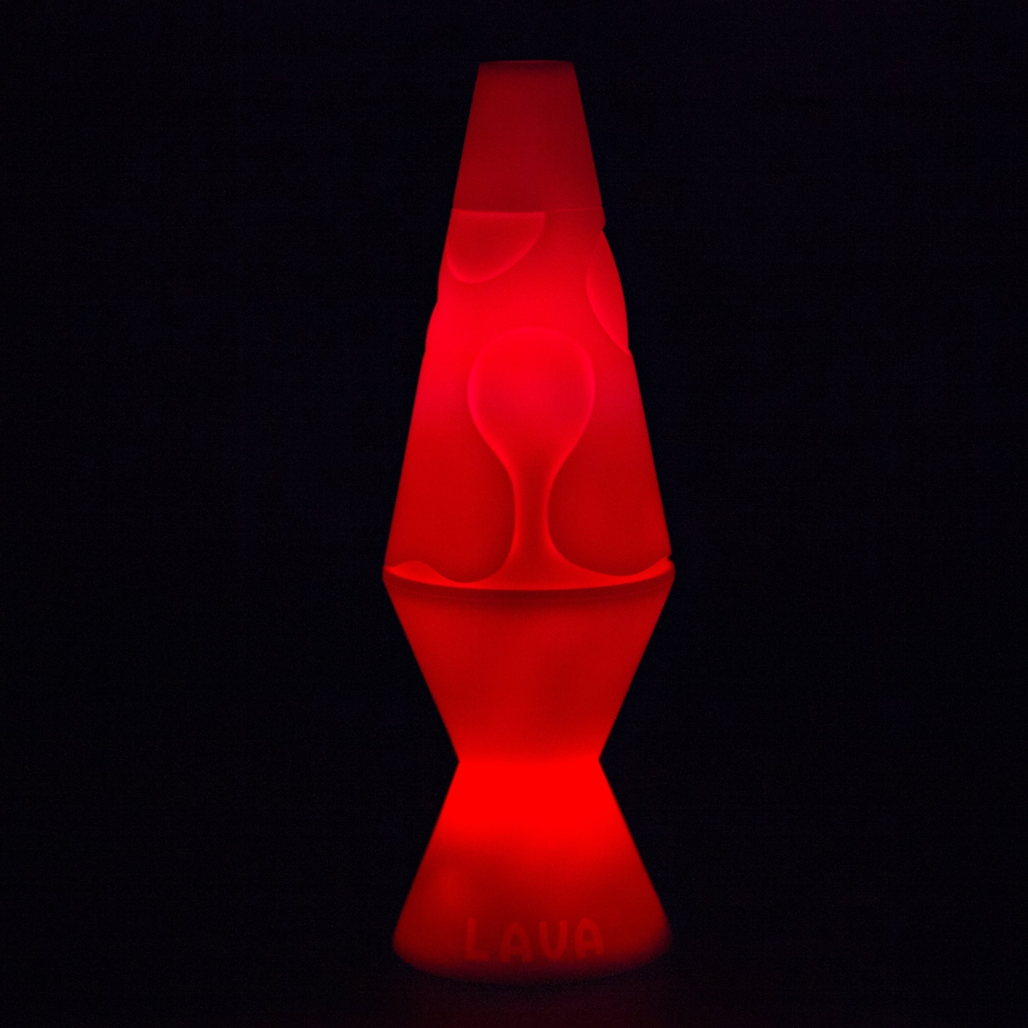 Led LAVA� Lamp - On Red